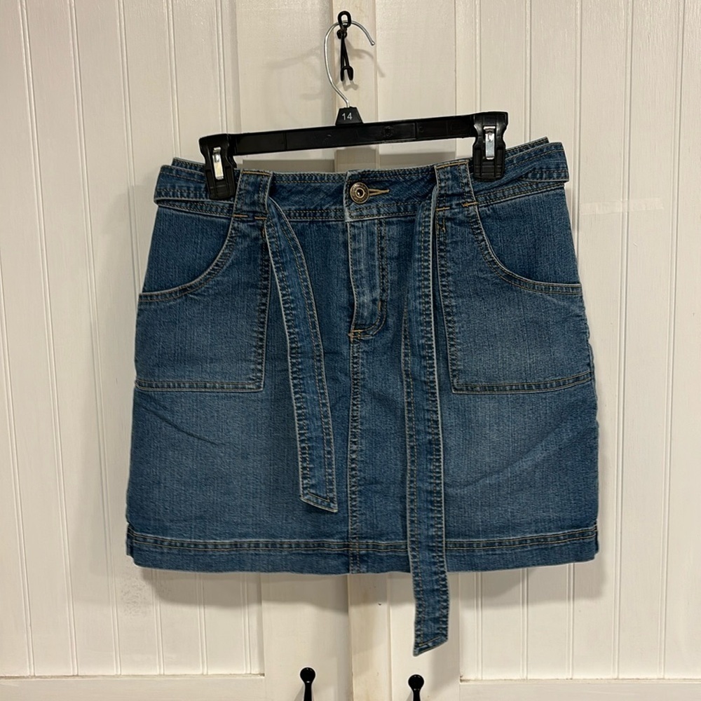 St. John's Bay Blue Denim Skort